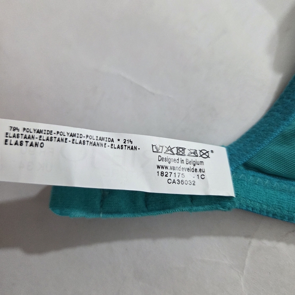 NWT Marie Jo L'Aventure Robbie Bra Summer Green Underwire Size 34 E - Picture 12 of 13